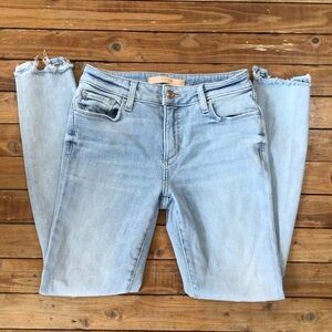 JOES jeans denim The mid rise skinny ankle ripped distressed size 25 faded blue